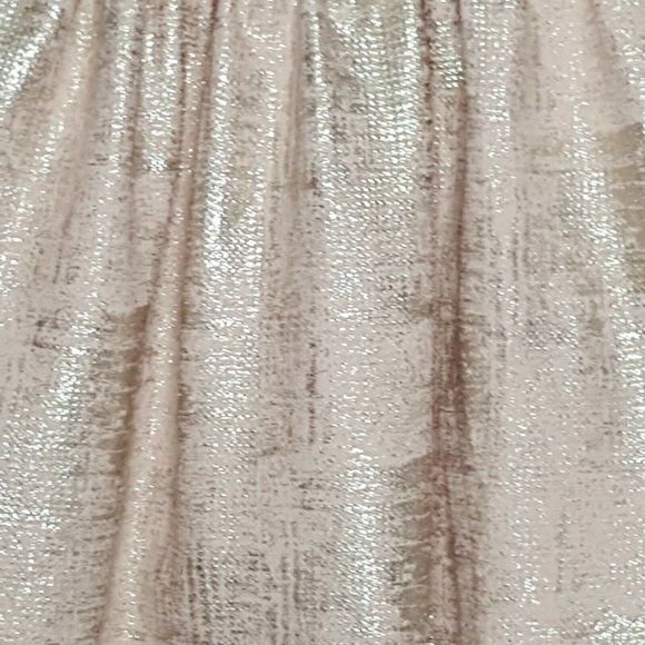 Charlotte Russe Size Small Pink Silver Skater Dress Sleeveless Back Zip NWT - Picture 3 of 7